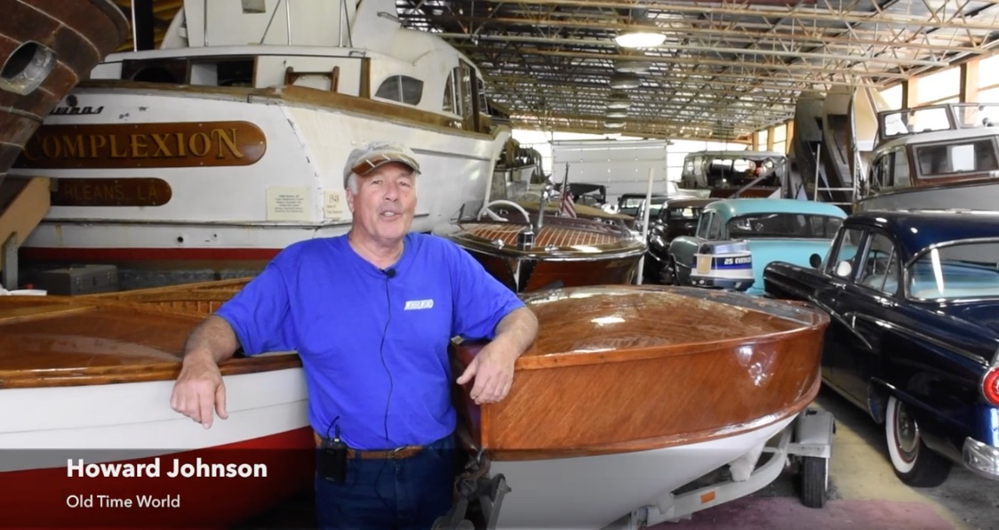 Howard Johnson's Collection of 100 Classic Wooden Boats (Video)