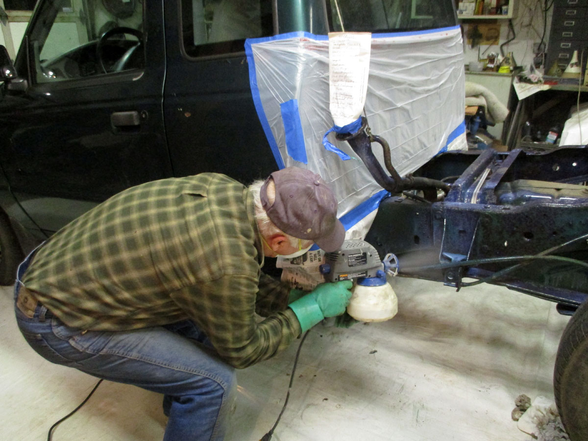 Ford Ranger Frame Painting – Old Time World