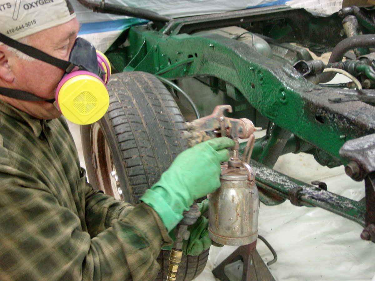 Ford Ranger Frame Painting – Old Time World